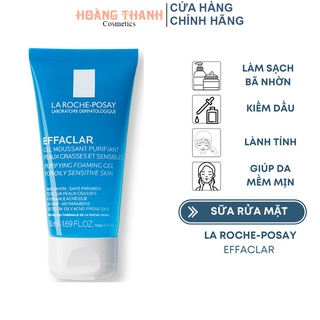 Sữa Rửa Mặt LaRoche-Posay Effaclar Foaming Gel Dành Cho Da Dầu Mụn 50ml
