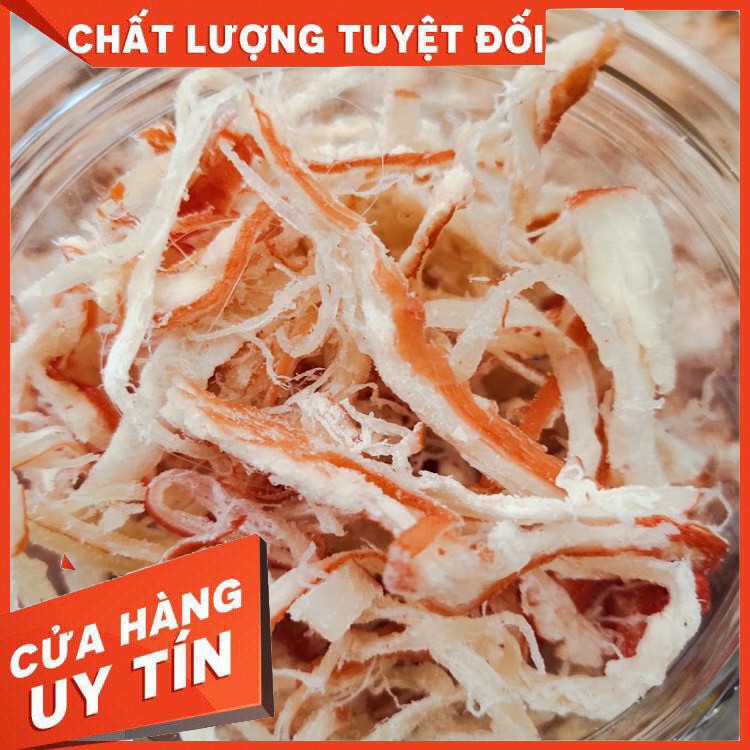 Mực Một Nắng Xé Sợi Hấp Nước Cốt Dừa  300g Loại 1