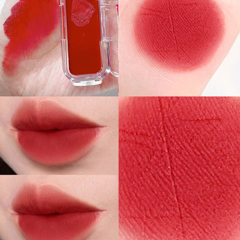 Son Môi 4 Màu Tùy Chọn Chống Nước Lâu Trôi Suốt 24H