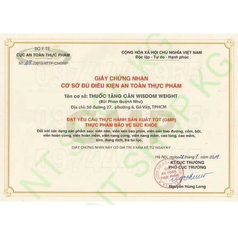 Tăng Cân Windom Weight Dành Cho Người Gầy