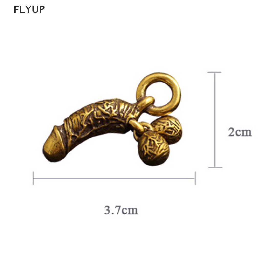 Móc Khóa Hình Chú Gà Bằng Đồng Thau Sáng Tạo Vui Nhộn