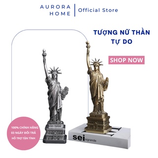 Tượng nữ thần tự do - Tượng trang trí decor nhà cửa độc, lạ l Aurora Home