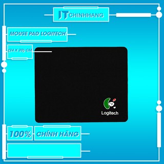 Miếng Lót Chuột Quang Logitech nhỏ (24 x 20cm) - Hàng Chính Hãng