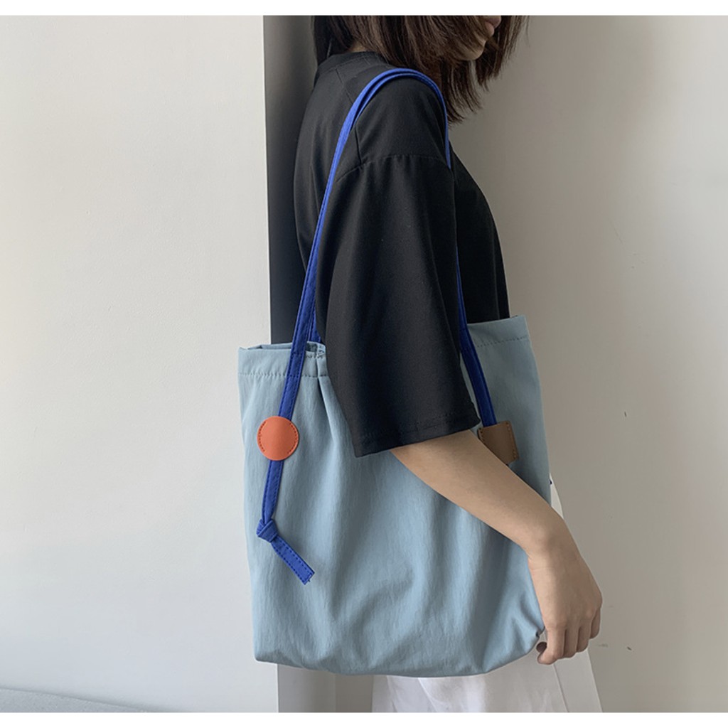  Túi xách bằng vải canvas chống thấm nước cỡ lớn thời trang cho nữ