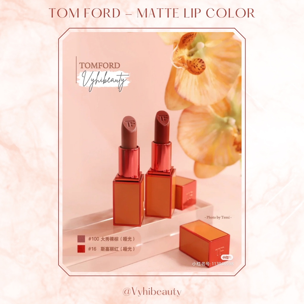 Son Tom Ford Lip color Matte siêu sang chảnh