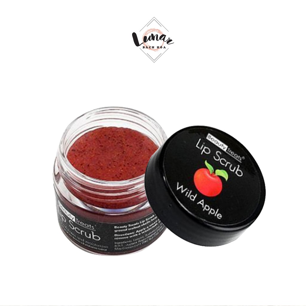 Tẩy Da Chết Môi Beauty Treats Hương Táo Wild Apple - Tẩy tế bào chết môi beauty treat