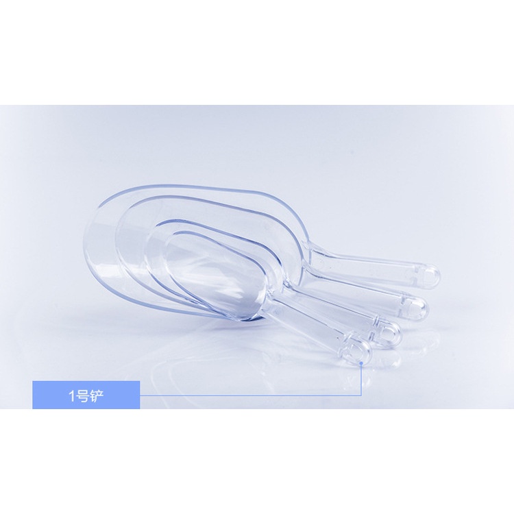 Xẻng dụng cụ xúc súc đá các loại hạt cafe bột  bằng nhựa trong suốt đa năng tiện dụng thiết kế độc đáo