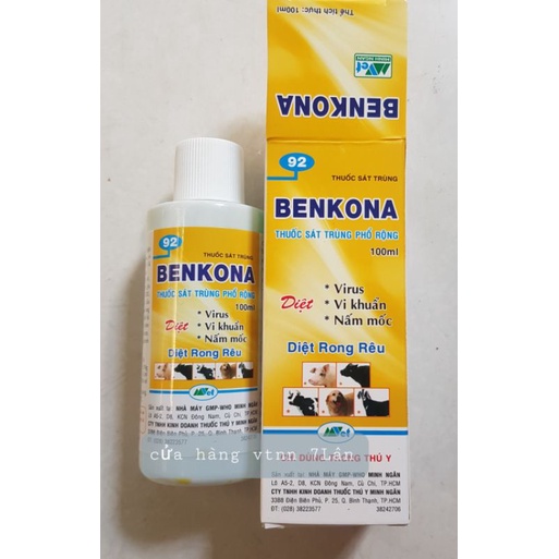 sát trùng Benkona 100ml