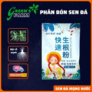 Phân bón cho sen đá Agri nội địa Trung Green Farm phân bón hữu cơ cho sen đá và các loại cây kiểng trong nhà MS123