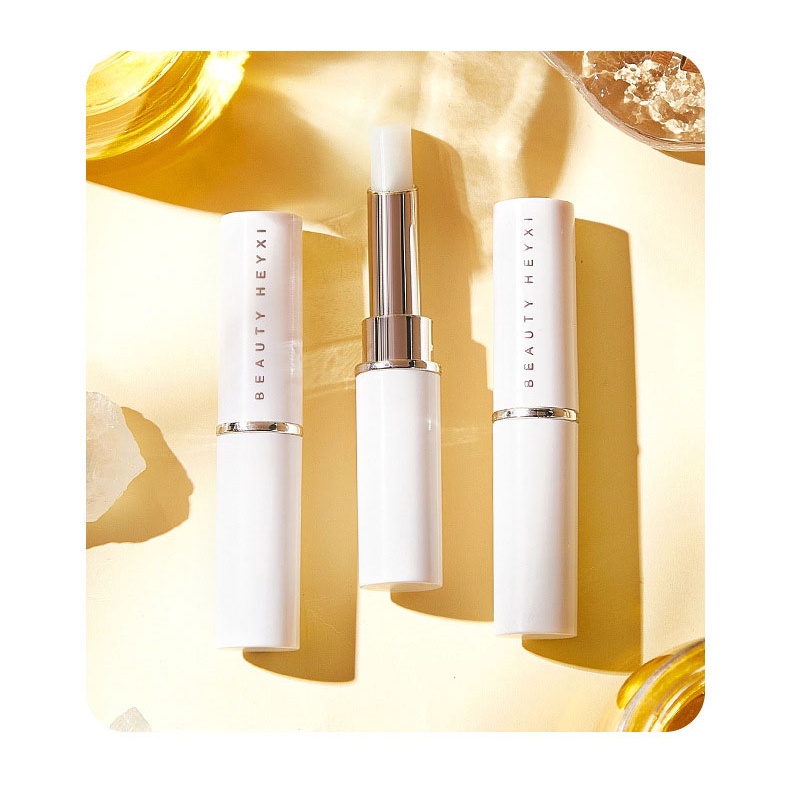 Son dưỡng ẩm môi hồng tự nhiên Heyxi vỏ trắng sang trọng, Son dưỡng hồng môi Heyxi giữ môi mịn màng và tươi sáng