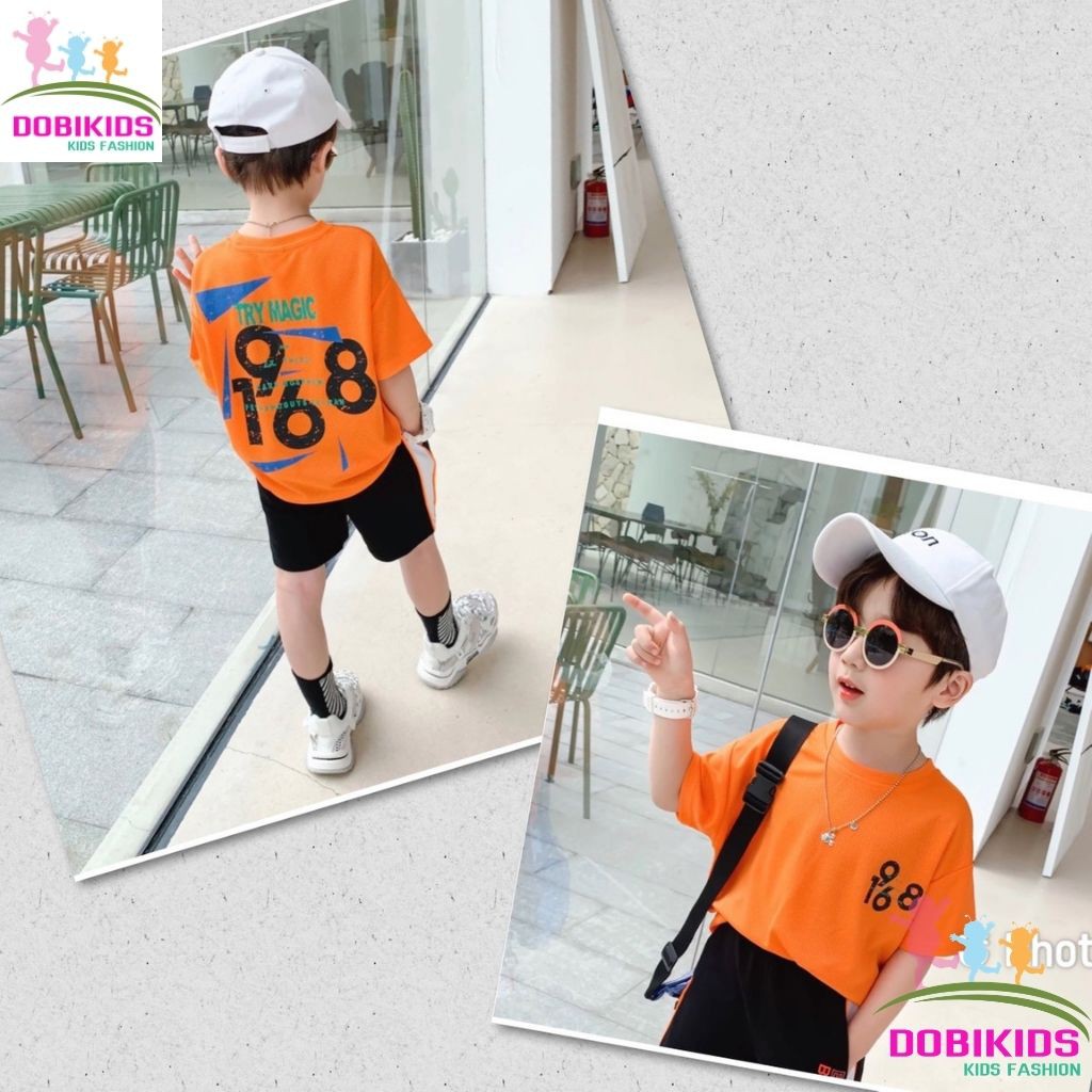 Dobikids - Áo Thun Bé Trai Cotton 4 Chiều Cao Cấp Loại 1 Đẹp (26-40kg)