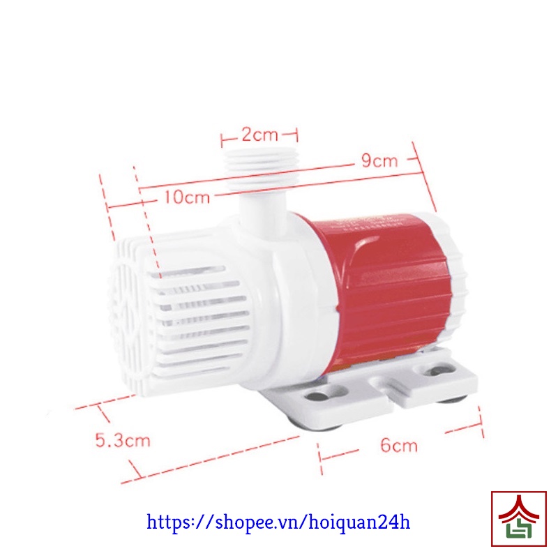 Máy Bơm Chìm Mini 12v 20W Không Chổi Than Cho Bể Cá Thuỷ Sinh