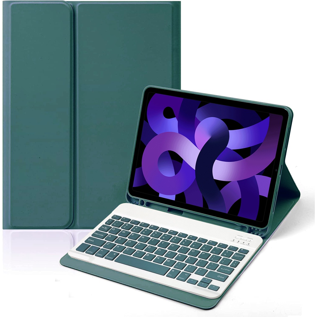 Bao Da Máy Tính Bảng Kèm Bàn Phím bluetooth Cho iPad 2022 pro11pro12.9 Air4 / 5 10.9 air1air2-9.7-Ipro 56789 10.2 2020 mini5 / 4 Ốp