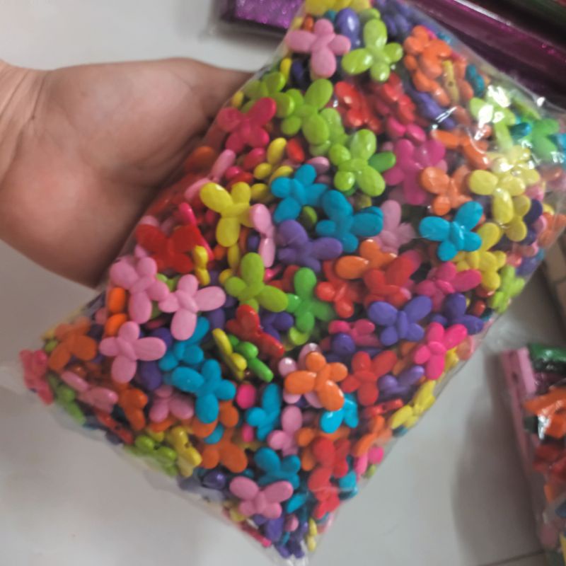 Túi 500gram nhựa nơ làm handmade nhiều màu