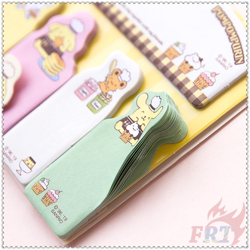 90 Tờ ✿ Ghi Chú Dính Chỉ Số Sanrio Q-2 ✿ Nhãn Dán Ghi Chú Đánh Dấu Trang Sách Hình Hello Kitty / My Melody / Gudetama / Little Twin Stars
