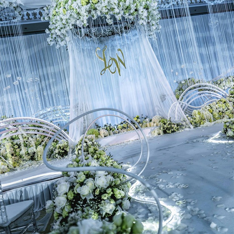 Nhiều loại Dây chuỗi hạt tròn hình lá dành cho trang trí tiệc cưới