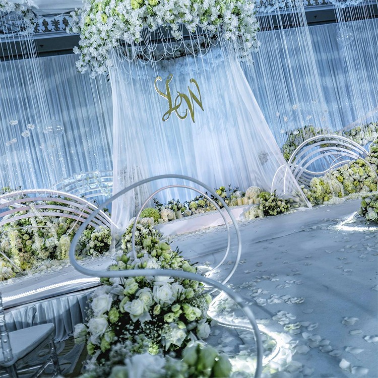 Dây chuỗi hạt nhựa acrylic dài dành cho trang trí tiệc cưới