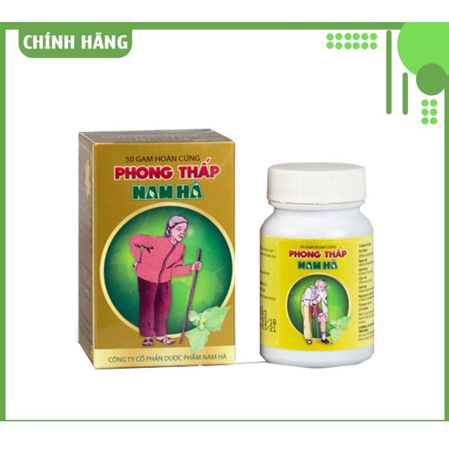 Hoàn Phong Thấp Nam Hà - Lọ 60 viên - Hỗ Trợ Phong Tê Thấp, Tê Bì Chân Tay, Nhức Mỏi Xương Khớp