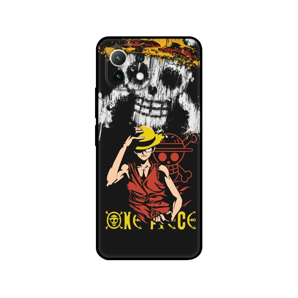 Ốp Điện Thoại Silicon Dẻo Đen In Hình One Piece Luffy Zoro Cho xiaomi Mi 11 Lite 4G 5G NE 11i 11 Ultra 11T Pro POCO F3