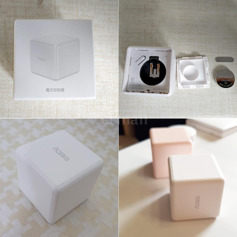 Ecmall Xiaomi Aqara Magic Cube Remote Controller Sensor Six Actions Zigbee Version Work with Gateway