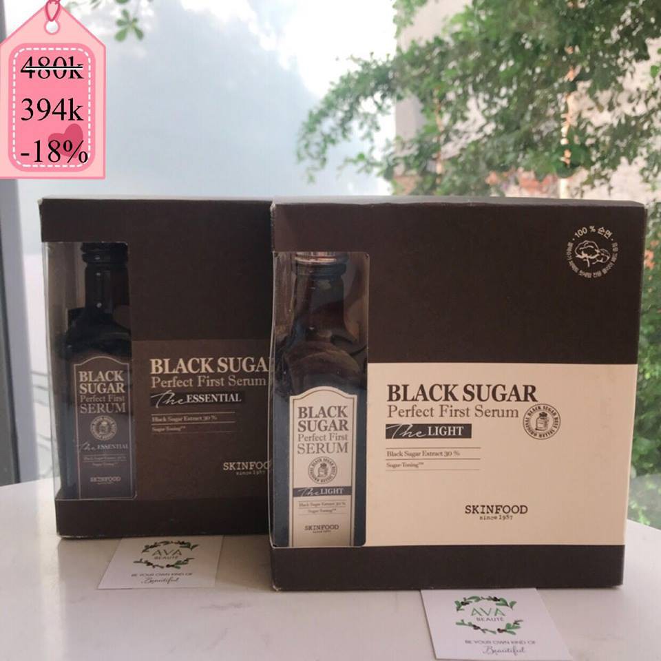 Tinh chất chống lão hóa Black Sugar First Serum (Skinfood)