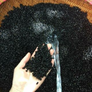 1kg ĐỖ ĐEN QUÊ XANH LÒNG RANG SẴN (có mix lá nếp)