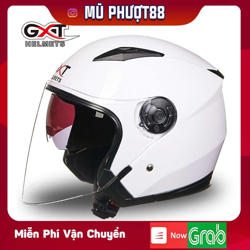 GXT 512 MŨ GXT 3/4 2 KÍNH - Trắng