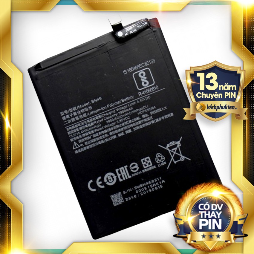 Pin zin cho Xiaomi Redmi Note 6 BN46 - 4000mAh