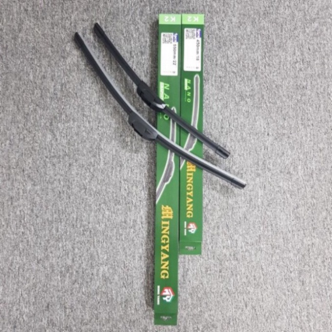 Bộ 2 thanh gạt nước mưa ô tô Nano mềm cao cấp dành cho hãng xe Kia