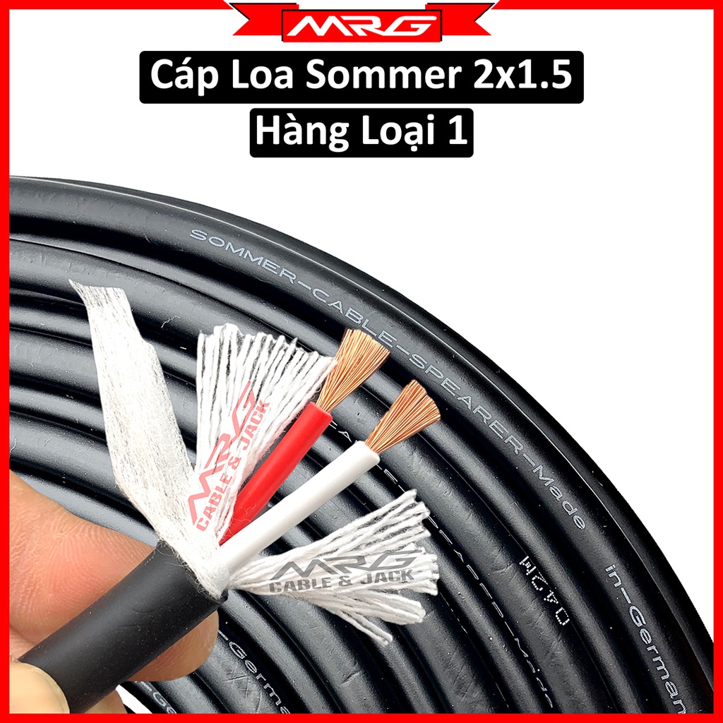 Dây Loa 2.5 và 1.5, 2 Lõi Đồng 2x1.5mm2 2x2.5mm2, giá bán 1met