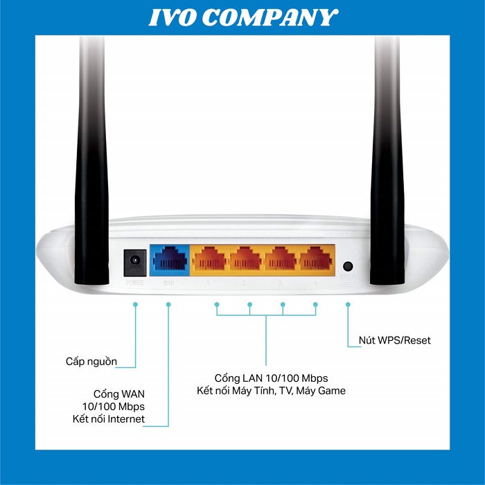 Router Wi-Fi TL-WR841N Tốc Độ 300Mbps