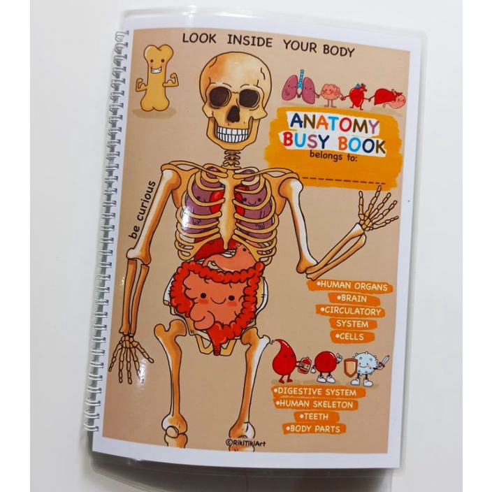 Học liệu về cơ thể người Anatomy Busy Bo.o.k