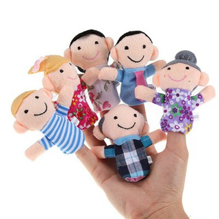 Bộ 6 con rối finger family gia đình