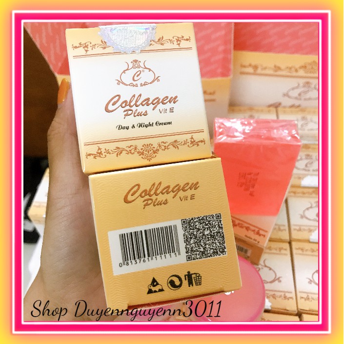 Bộ kem ngày đêm Collagen Plus Vit E 701