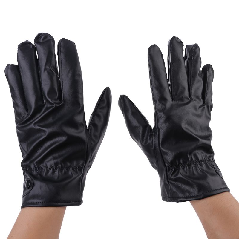 Đôi Găng Tay Giả Da Giữ Ấm Mùa Đông Cho Nam Mềm