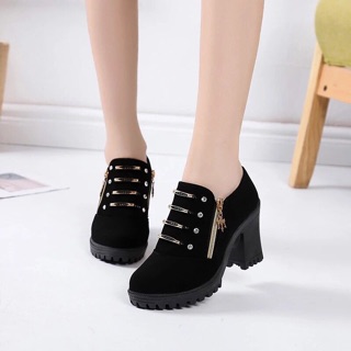 Giày boot nữ CỔ THẤP