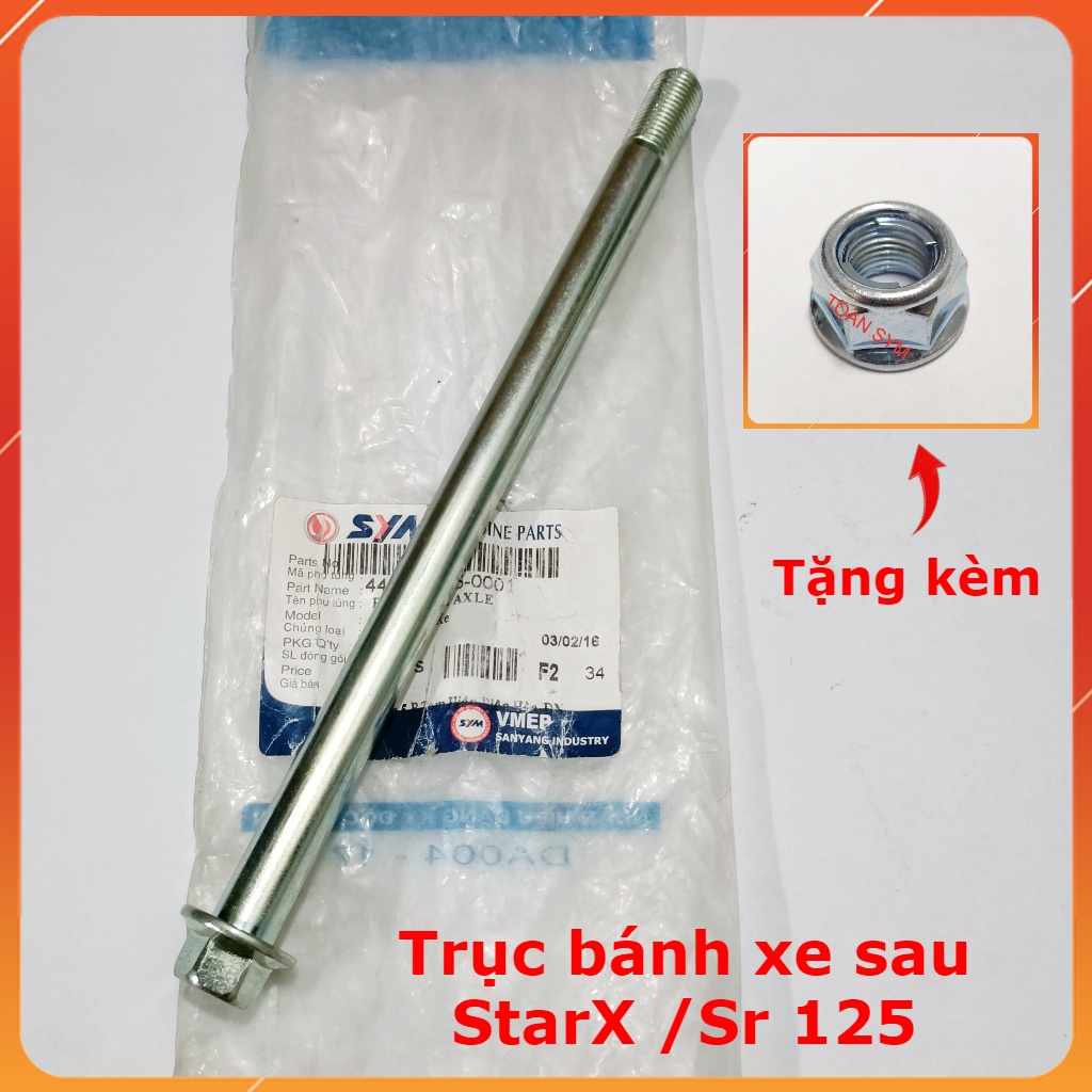 Cốt trước sau xe Star X/ Sr 125 Chính Hãng SYM