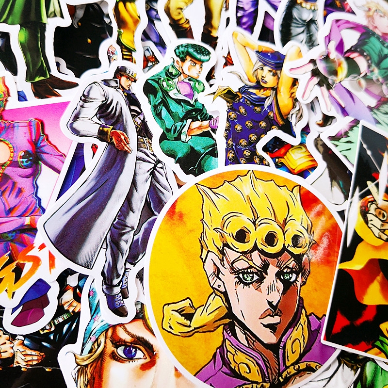 ❉ JoJo's Bizarre Adventure - Series 03 Stickers ❉ 50Pcs/Set Anime Fashion Mixed Doodle Stickers