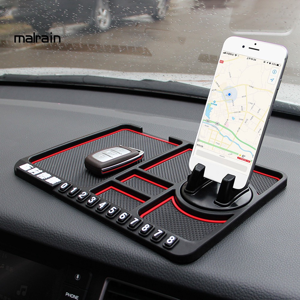 Thảm đựng điện thoại chống trượt đa năng cho xe ô tô