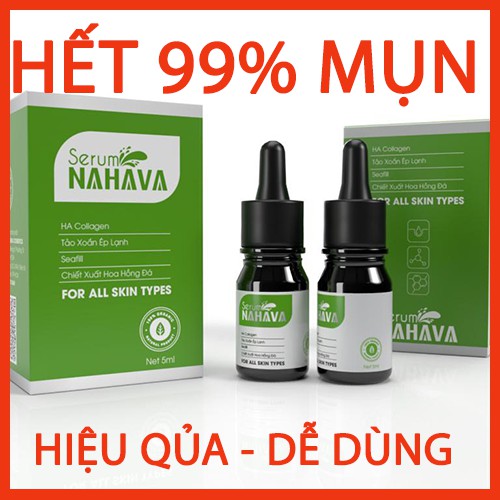 KEM MỤN NAHAVA HẾT MỤN >99%, MỤN GÌ CŨNG HẾT, DA TRẮNG KHÔNG TÌ VẾT.