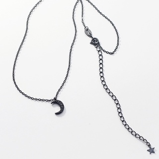 Dây chuyền black moon bạc 925