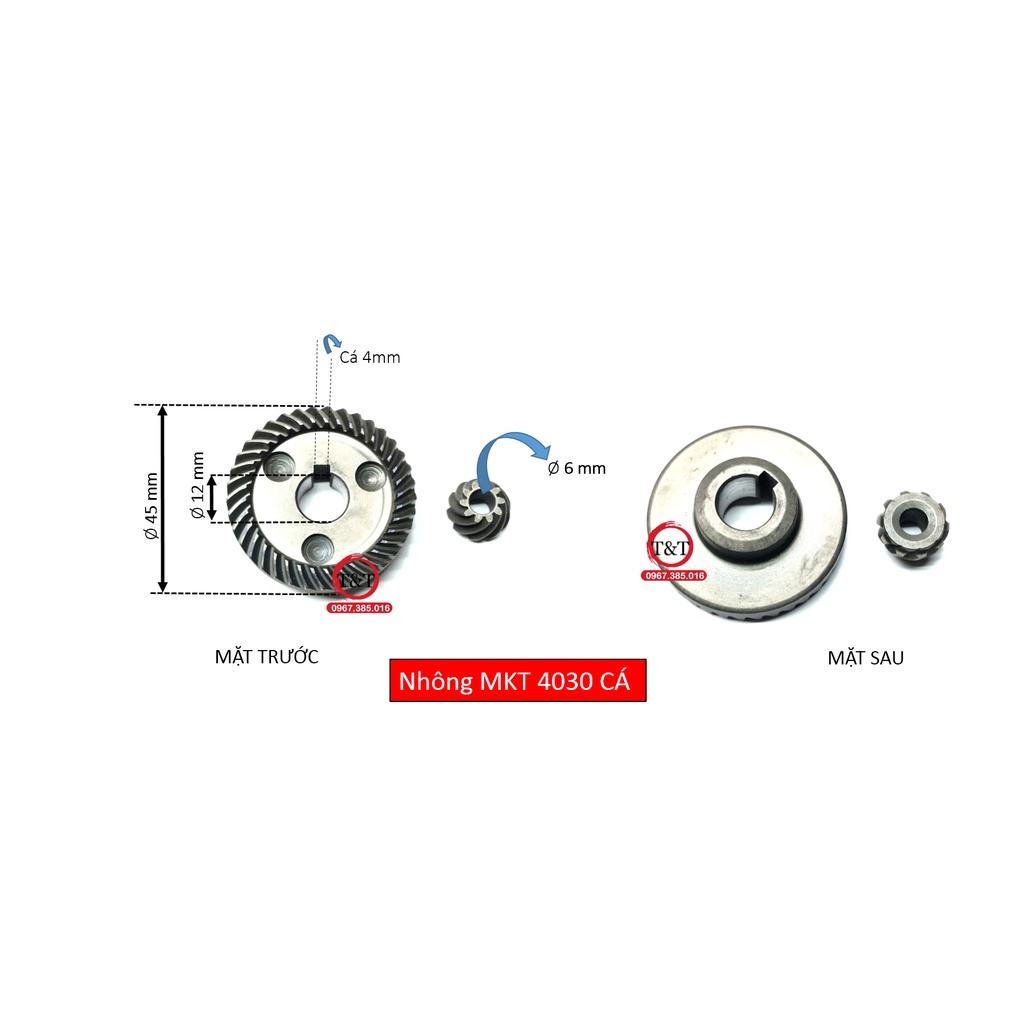 NHÔNG MÁY MÀI MAKITA 4030, BÁNH RĂNG MÁY MÀI MAKITA 4030, 4030