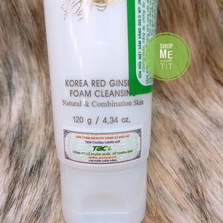 Sữa rửa mặt sâm vàng My Gold Hàn Quốc 120ml
