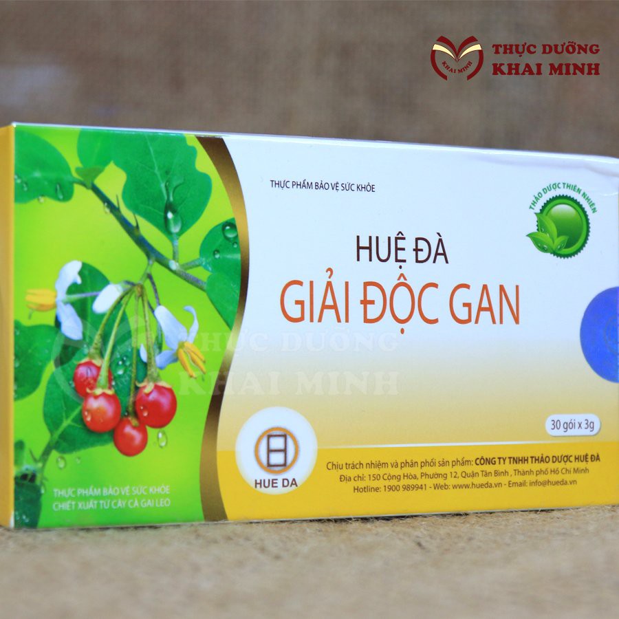 GIẢI ĐỘC GAN HUỆ ĐÀ - CỬA HÀNG THỰC DƯỠNG KHAI MINH