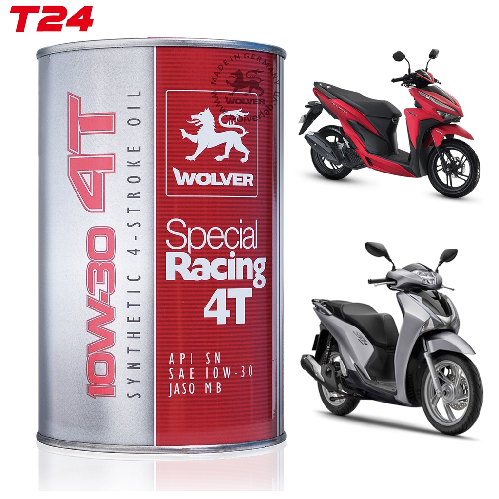 Nhớt Wolver Special Racing 4T 10W30 SN lon 0.8L