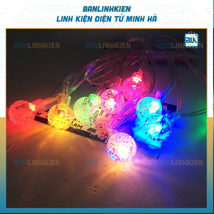 BLK Dây led trang trí dùng pin siêu lấp lánh