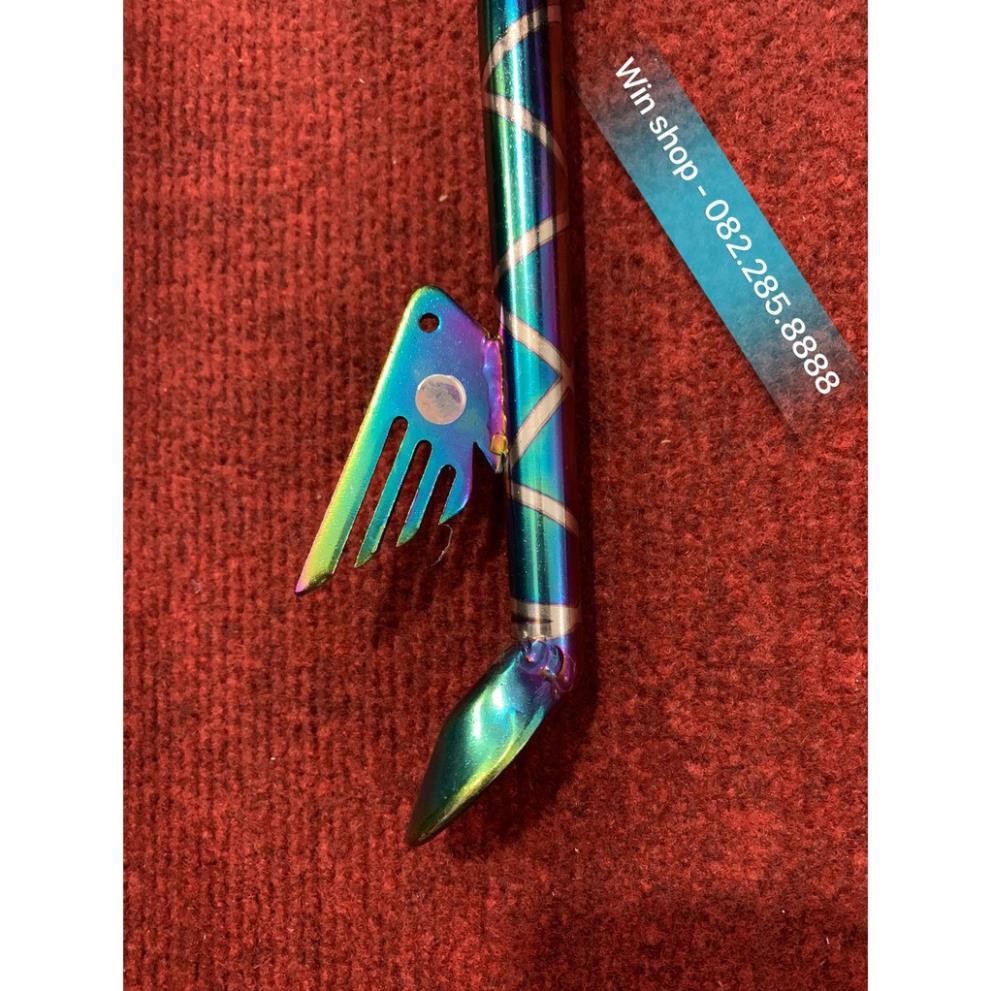 Chân chống độ hình cánh chim - Inox titan 7 màu gắn các dòng xe đều đẹp