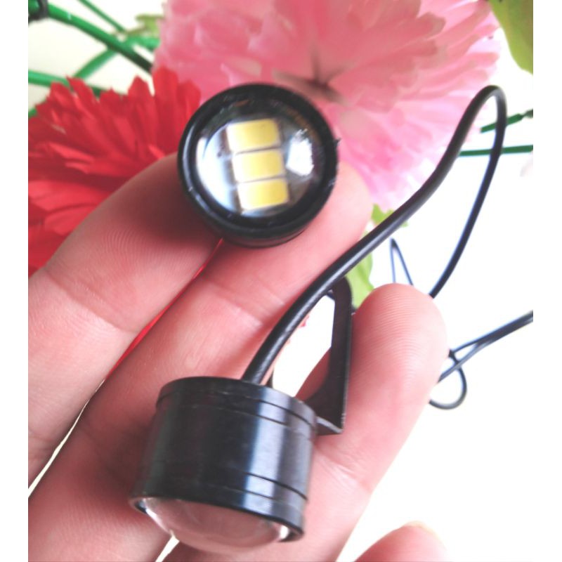 BỘ 2 ĐÈN LED ĐÈN TRỢ SÁNG MINI SIÊU SÁNG XE MÁY ÔTÔ LOẠI 1- DC 12V CHẤT LƯỢNG ĐỈNH CAO
