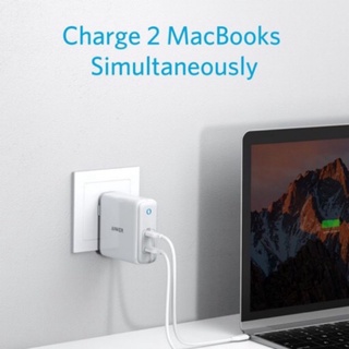 Củ Sạc Nhanh chuẩn PD Anker PowerPort Atom PD2 60w - A2029 (Công nghệ GAN, 2 cổng Usb C)