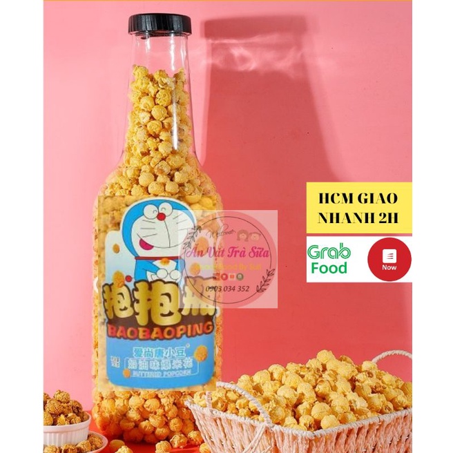 BỎNG NGÔ KHỔNG LỒ/ BẮP RANG BƠ CHAI KHỔNG LỒ 890gr - Đồ Ăn Vặt Snackfoodbysuri